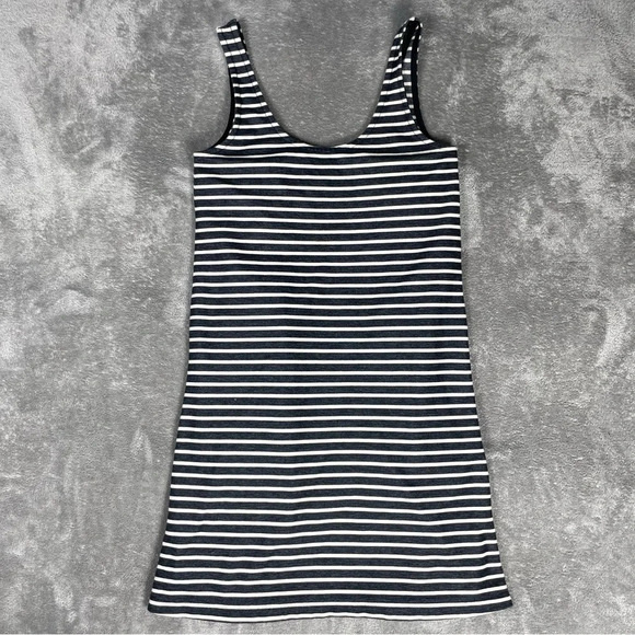 Madewell Dress Women’s Sz XXS Effortless Striped Tank Minimalistic - Picture 3 of 7